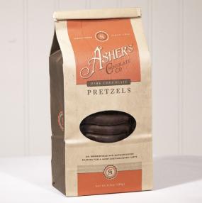 Ashers Chocolates - Dark Chocolate Pretzels 6.5oz