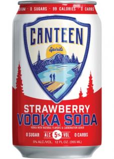 Canteen Strawberry 12oz Cans