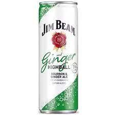 Jim Beam Ginger High Ball 12oz Cans (4 pack cans)
