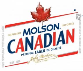 Molson Canadian Lager 12oz Bottles