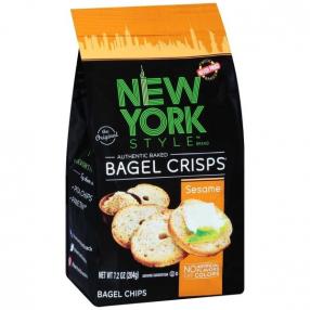NY Style Bagel Chips - Sesame 7.2oz