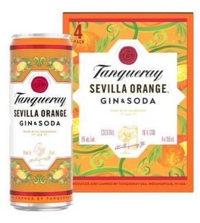 Tanqueray - Sevilla Orange Gin & Soda (355ml can)