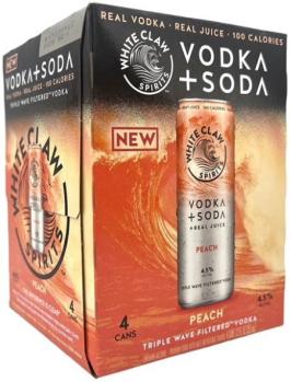 White Claw Peach Vodka Soda 12oz Can (12oz can)